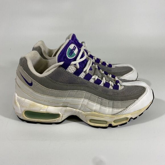 Womens Nike Airmax 313101-151 size 8.5 Rare Colorway Purple Grape Green Y2K - Picture 5 of 10